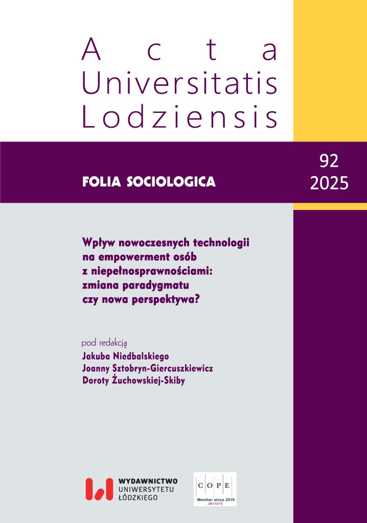 okładka czasopsma Folia Sociologica
